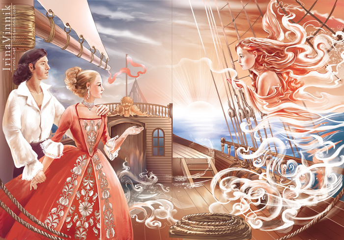 Иллюстрация к сказке Г.Х.Андерсена "Русалочка"