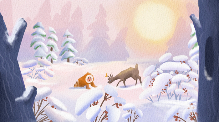 Иллюстрация к ненецкой сказке