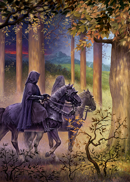 Задняя сторона обложки к произведению Д. Толкиена "Властелин колец"