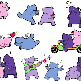 магнитики бегемотики