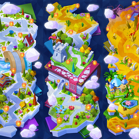 Локации для мобильной игры