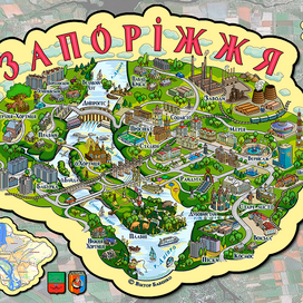 Карта Запорожья 2010