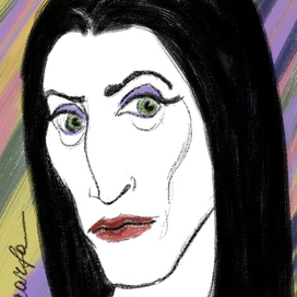 Портрет выразительной дамы