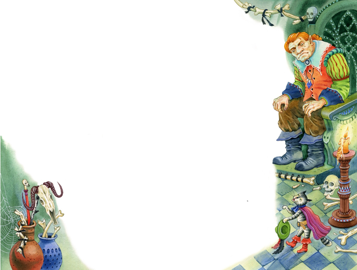 К сказке Братьев Гримм "Кот в сапогах", для изд.Эксмо