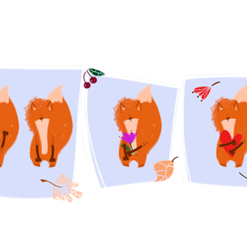 Фрагменты паттерна "Лисички".