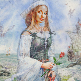 Эскиз персонажа сказки