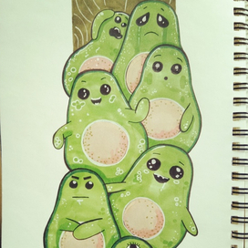 Эмоциональные авокадо