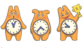 Часики для детского журнала "Саша и Маша. 1000 приключений"