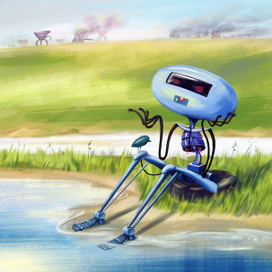 Робот, утомлённый бессмысленной войной