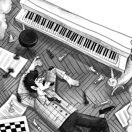 К рассказу А. Лапшина "Музыкальные Шахматы"