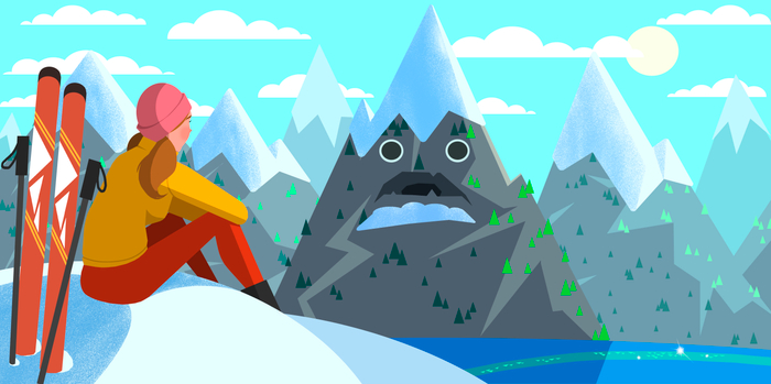 Снежное утро