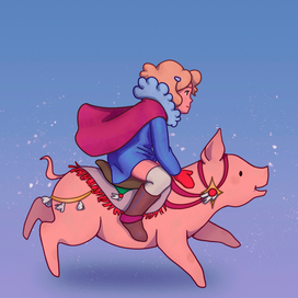 Для новогодней открытки