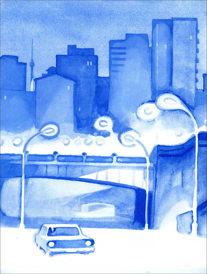 К распашному титулу "Ночное такси" - "Детгиз"