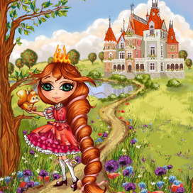 принцеска возле замка