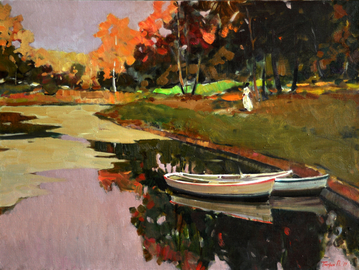 Осенний вечер в пригороде