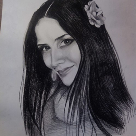 Девушка с цветком