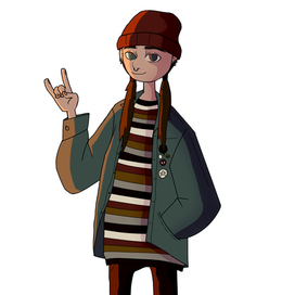 Просто нарисовала себя