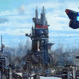 Зимний мегаполис