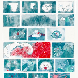 Малиновая кошка