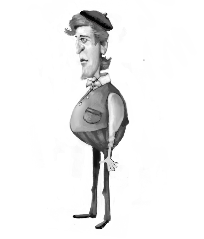 набросок -художник