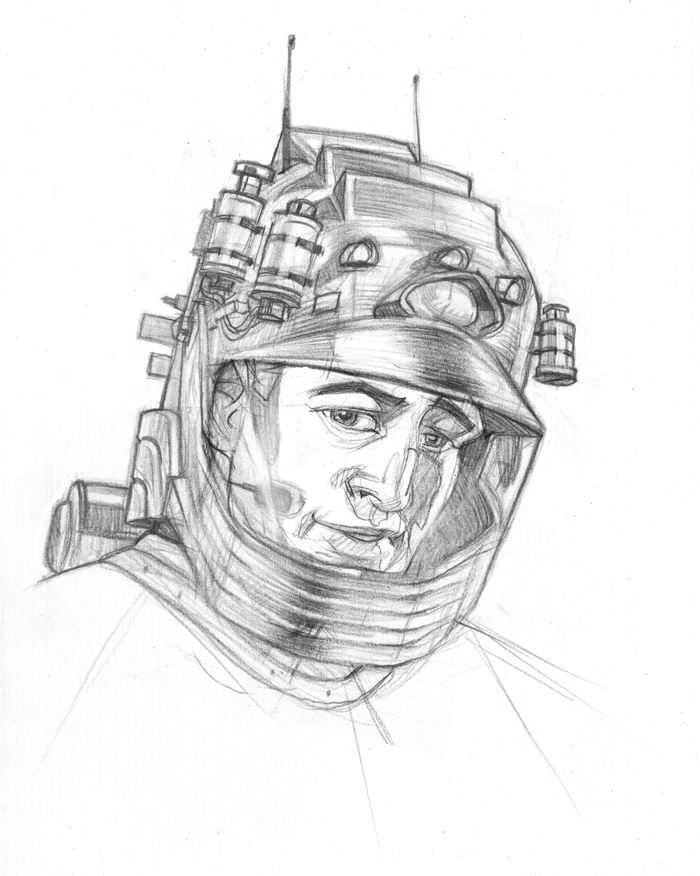 Иллюстрация для фантастического романа