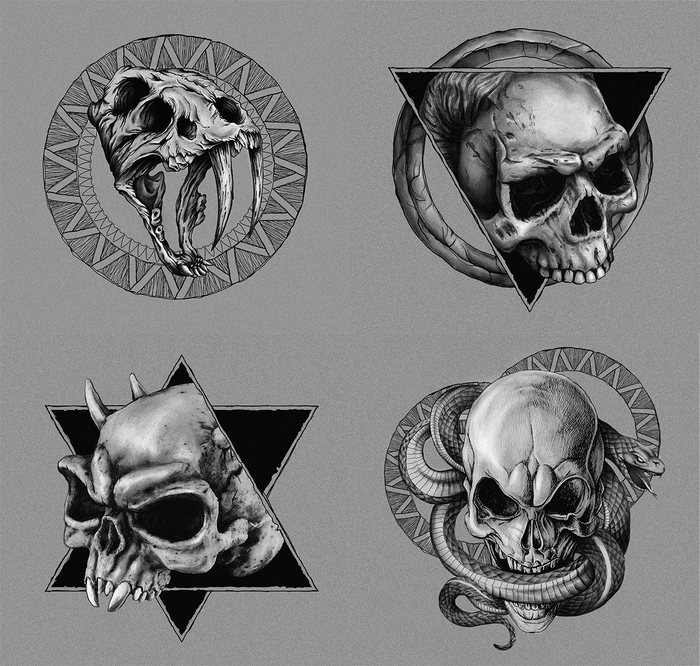 страшные эскизы