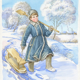 Алексей Толстой "Детство Никиты" 2 Сугробы