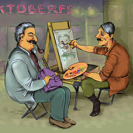 Турист и художник