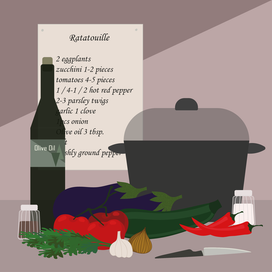 Серия работ "Рецепты"