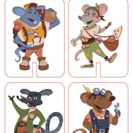 Карточки персонажей