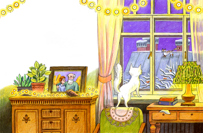 Кефир в ожидании прогулки)