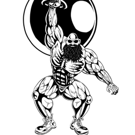 Иллюстрация для сайта спортивного питания