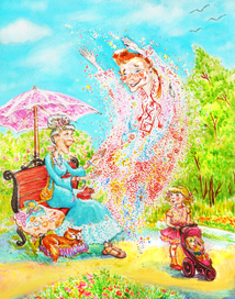 "Ветер, бисер и Дождь."