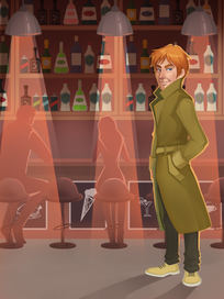 Мужчина в баре