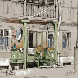 Гламурный балкон.