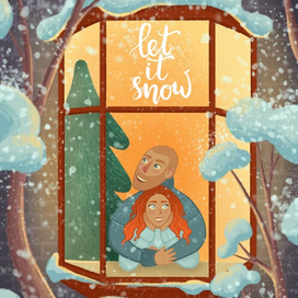 Зимняя открытка