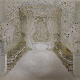 эскиз к меропритятию свадьба,хупа