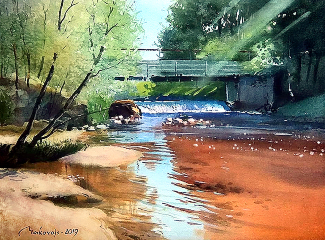 ,,Речка Резекне,,Латвия.