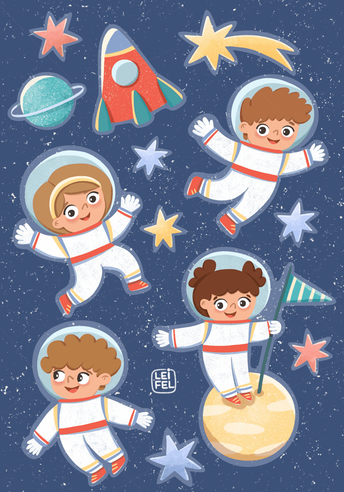 Набор стикеров "Космос"