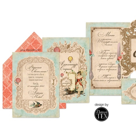 Fairytale wedding invitation