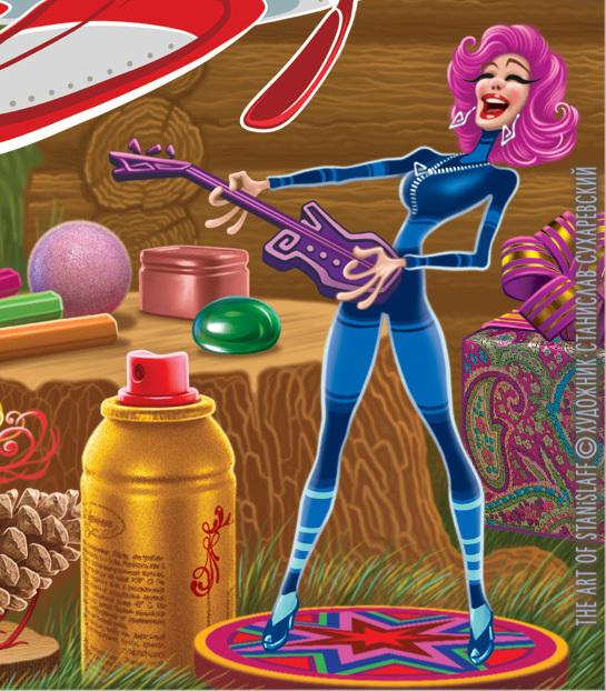 персонаж: Рокерша