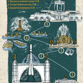 Приглашения на свадьбу. Карта мероприятий