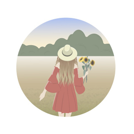 Девушка в поле