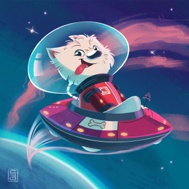 Яся в космосе