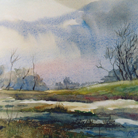 весенняя протока