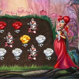 Бонус игра слоты Алиса в стране чудес