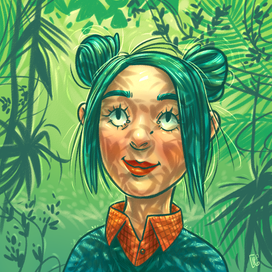 Девочка в джунглях