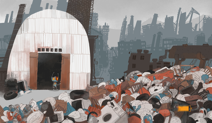 На краю свалки