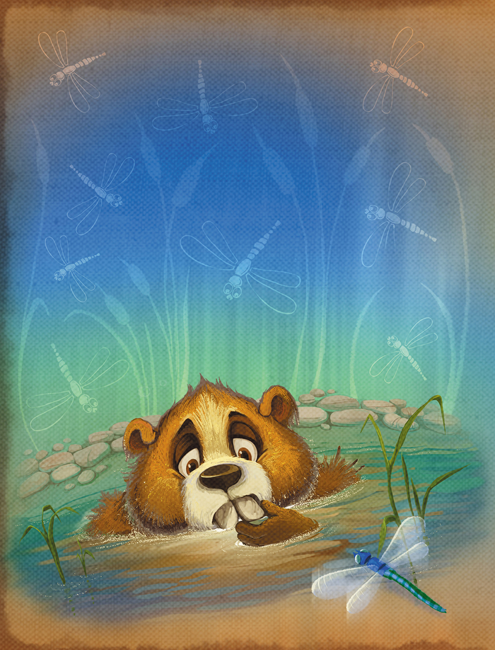 4. Иллюстрация к произведению Е. Матюшкиной "Мой милый Медвежик"