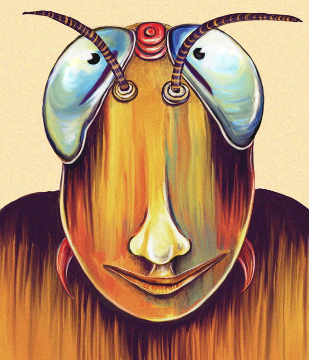 Инопланетный кузнечик